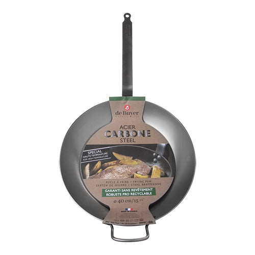 EMGA Lyonnaiserpan 40 cm – stalen bakpan voor restaurants en catering