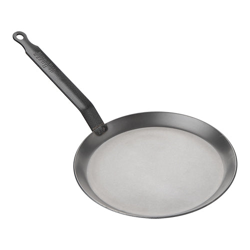 EMGA Crêpepan Ø 22 cm – stalen pan voor crêpes en blini's in de horeca