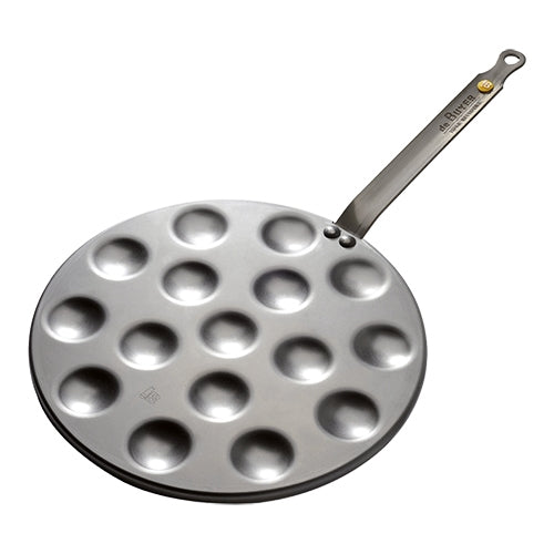 EMGA Poffertjespan Ø 27 cm – stalen poffertjespan voor professionele bakkers