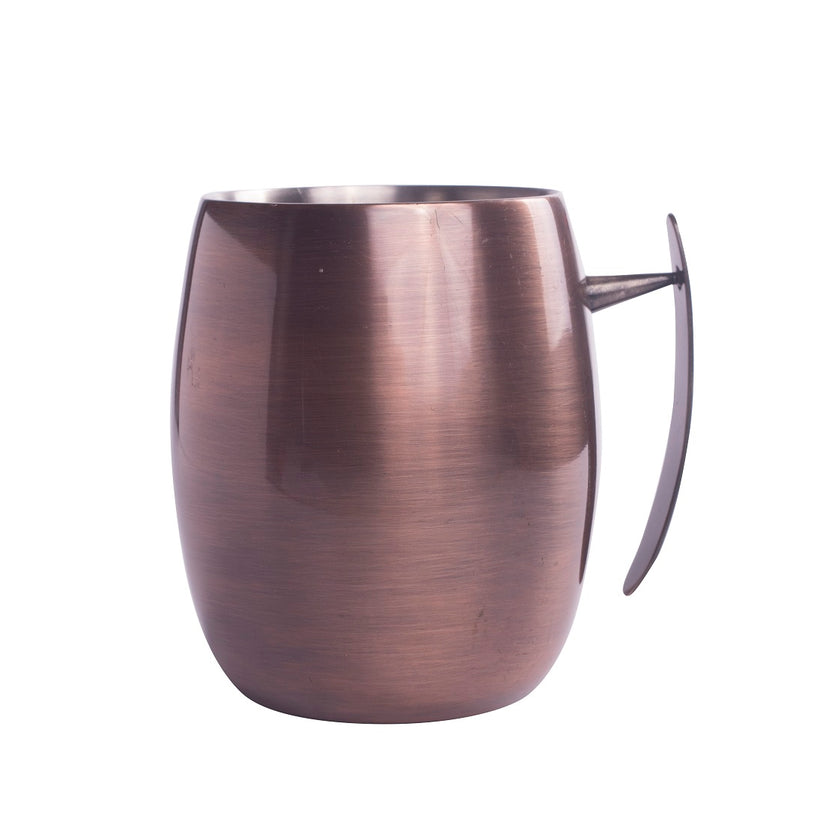 47 Ronin antique copper mug dubbelwandig 400 ml – vintage koperen mok voor Moscow Mule