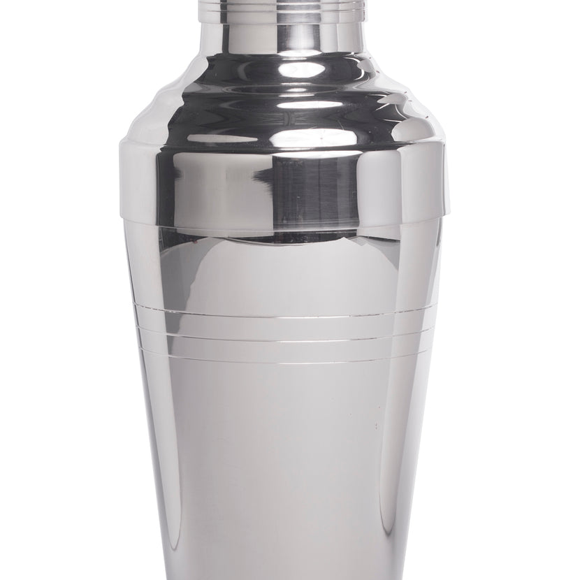 APS UK Baron shaker 510 ml met ronde dop - klassieke cocktailshaker voor de bar