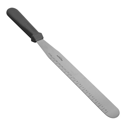 EMGA glaceermes 18 cm knikmodel – palmes voor het afwerken van taarten en cakes
