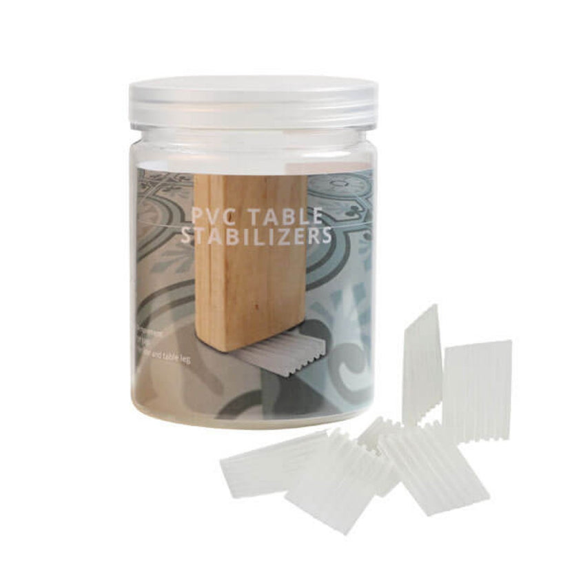 APS PVC tafelstabilisatoren 25 stuks - wiggen tegen wiebelende tafels