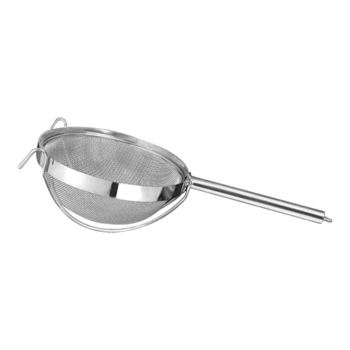 EMGA oplegzeef RVS fijn 26 cm – zeef voor het uitlekken van pasta en groenten