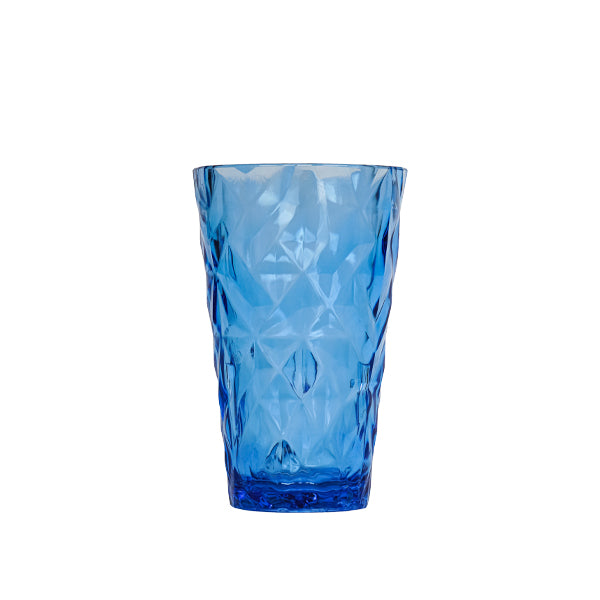APS Prisma tumbler 30 cl blauw - gekleurd onbreekbaar drinkglas voor terras