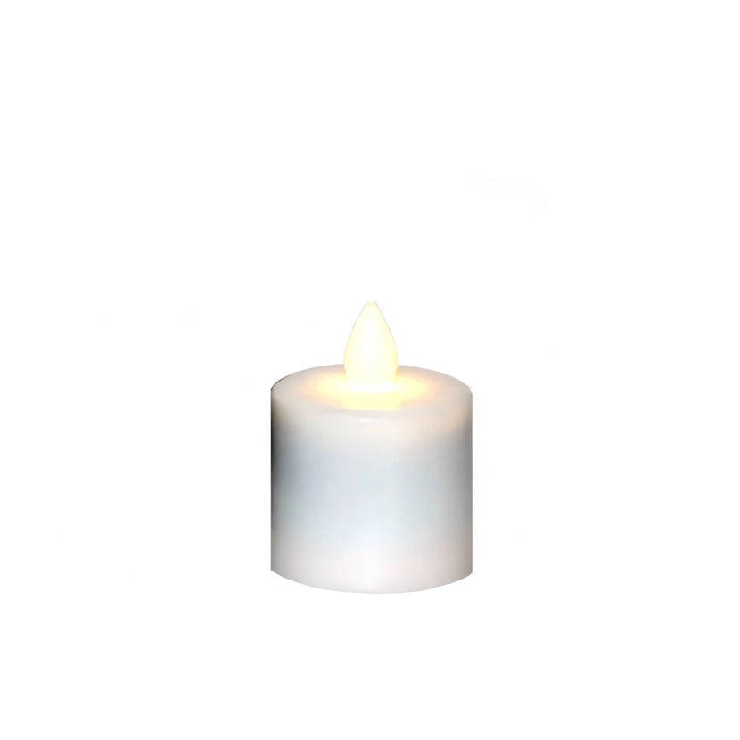 APS vervangende oplaadbare LED-kaars wit/amber - sfeerverlichting voor tafels