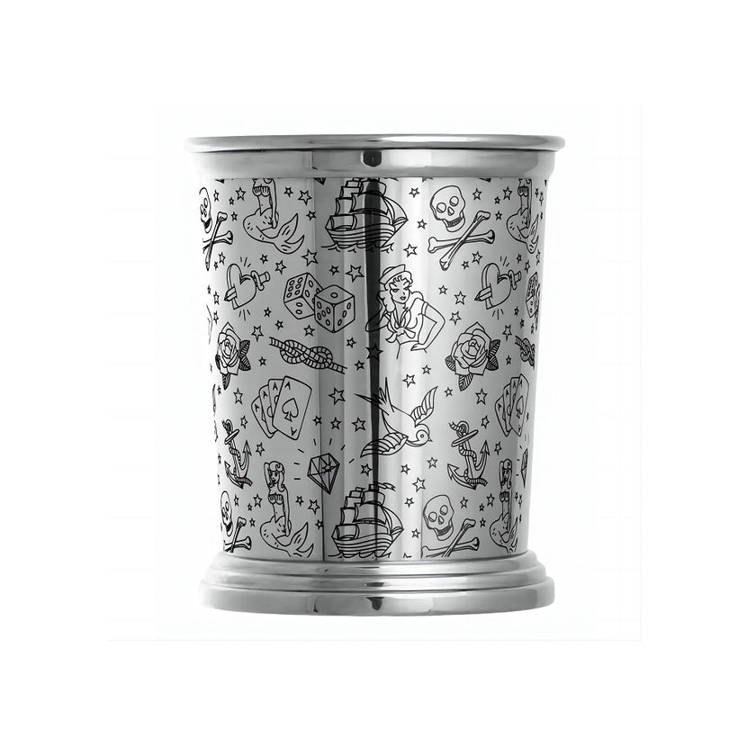 47 Ronin Tiki Julep Cup RVS 400 ml – roestvrijstalen tikibeker voor cocktails in de bar