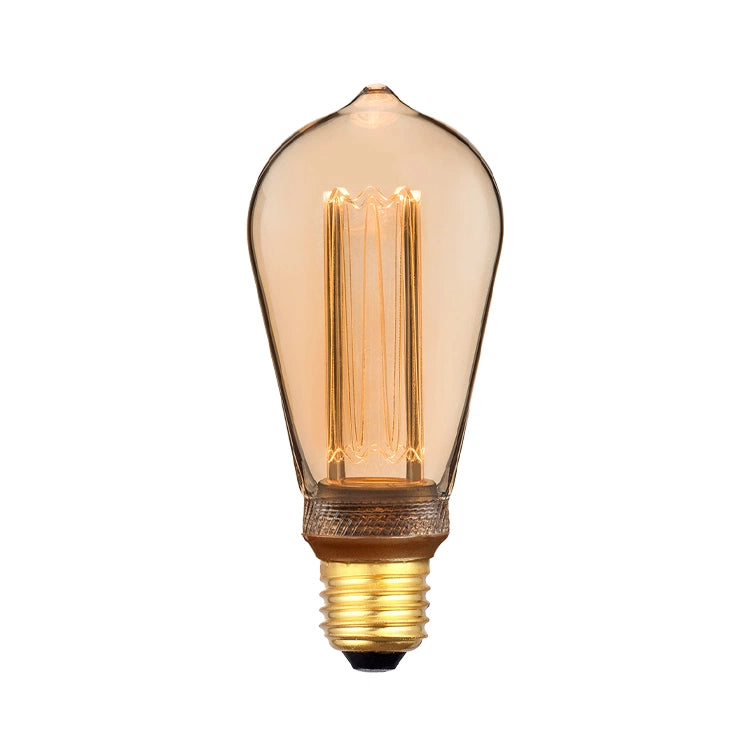 APS dimbare LED-lamp amber 6,4 x 14,2 cm - draadloze tafellamp voor restaurants