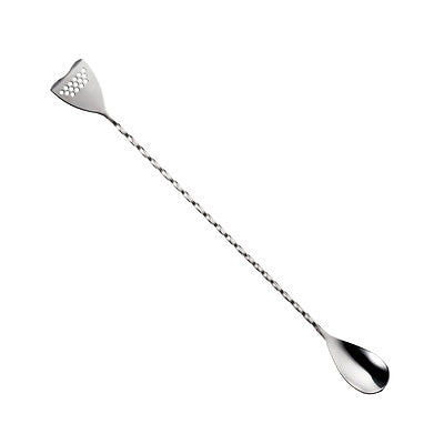 47 Ronin barlepel RVS 30 x 3 cm – roestvrijstalen roerlepel voor cocktails in de horeca