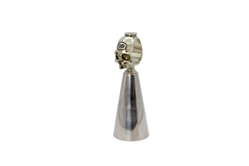 47 Ronin maatbeker met skull ring – stoere jigger voor cocktails in bar en restaurant
