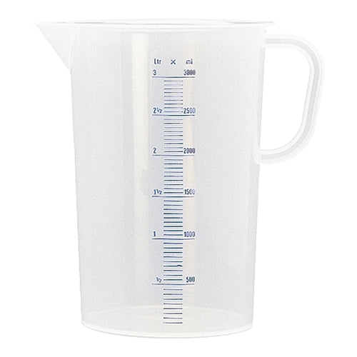 EMGA maatbeker 3 liter – XL maatbeker voor grootkeukens en cateringbedrijven