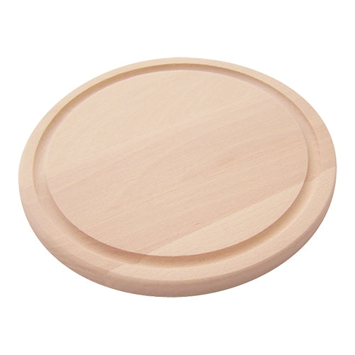 EMGA snijblad rond Ø 25 cm met geul – rond snijblok voor pizzas en brood in de horeca