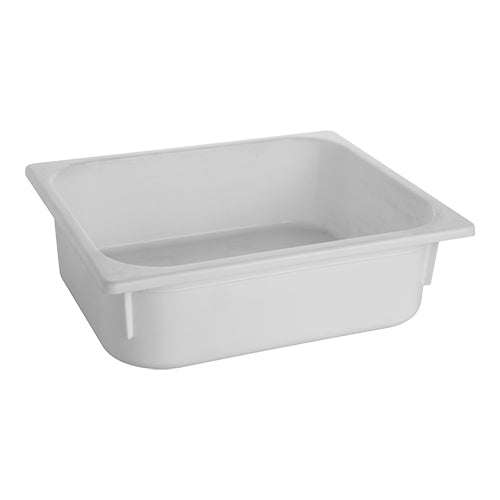 EMGA GN bak PP 1/2 GN 100 mm wit – ondiepe halve GN bak voor koeling en transport