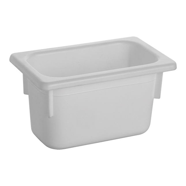 EMGA GN bak PP 1/9 GN 100 mm wit – kleine negende GN bak voor mise-en-place