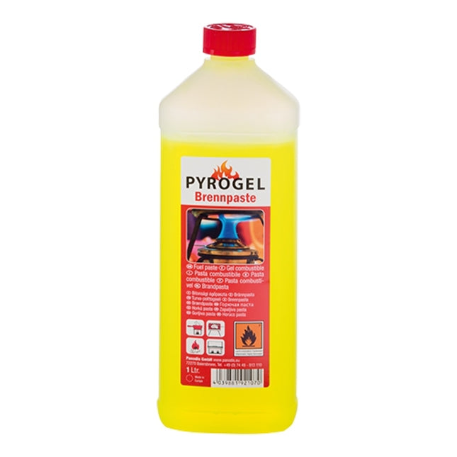 EMGA brandpasta fles 1 liter – vloeibare brandpasta voor warmhoudpannen