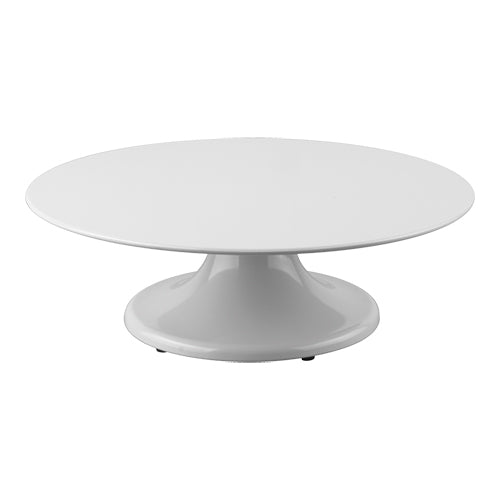 EMGA taartstandaard Ø 32 cm wit – witte draaitafel voor taartdecoratie en patisserie