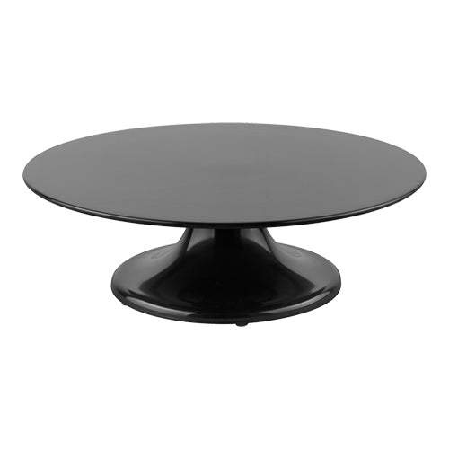 EMGA taartstandaard Ø 32 cm zwart – zwarte draaitafel voor moderne taartdecoratie