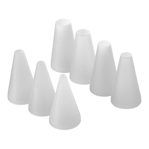 EMGA set spuitjes nylon glad – glad spuitset voor slagroom en botercreme decoratie