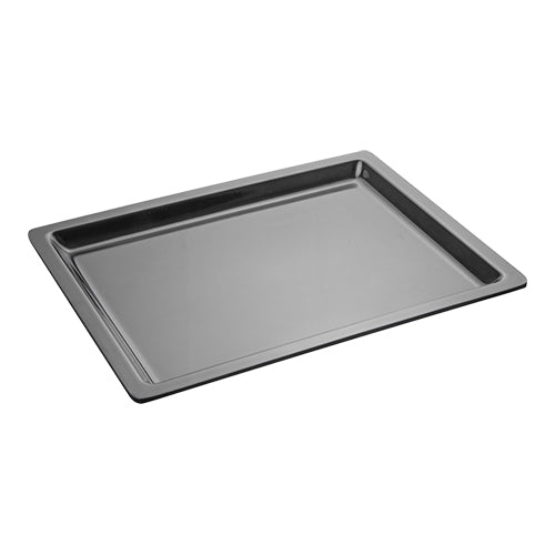 EMGA GN bak melamine 1/2 GN 20 mm zwart – ondiepe zwarte halve GN bak voor buffet