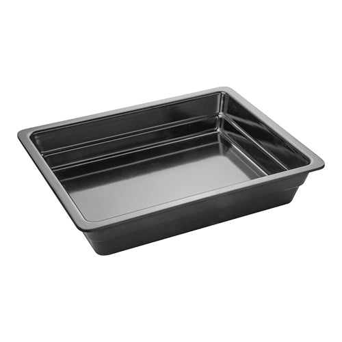 EMGA GN bak melamine 1/2 GN 65 mm zwart – diepe zwarte halve GN bak voor buffetten