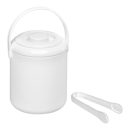 EMGA ijsblokjesemmer 0,5 liter wit – kleine witte ijsemmer voor cocktailbars