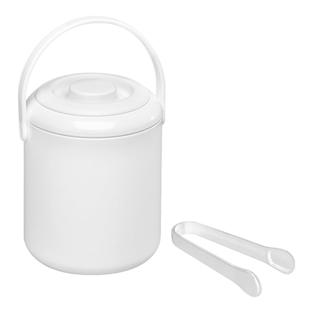EMGA ijsblokjesemmer 0,5 liter wit – kleine witte ijsemmer voor cocktailbars