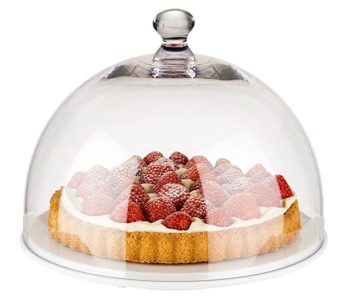 APS cover dome 30 cm – transparante stolp voor taartpresentatie in patisserie en café