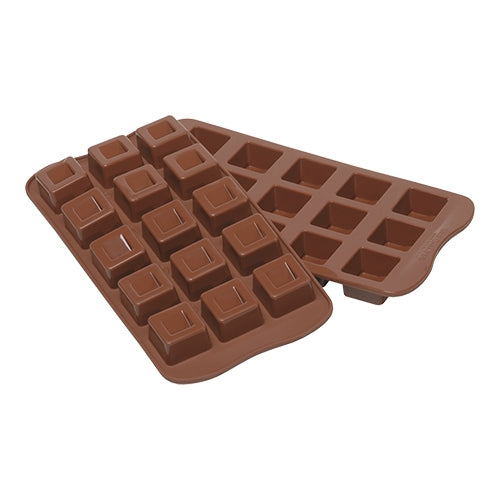 EMGA Easychoc Cubo – siliconen chocoladevorm voor blokjes pralines