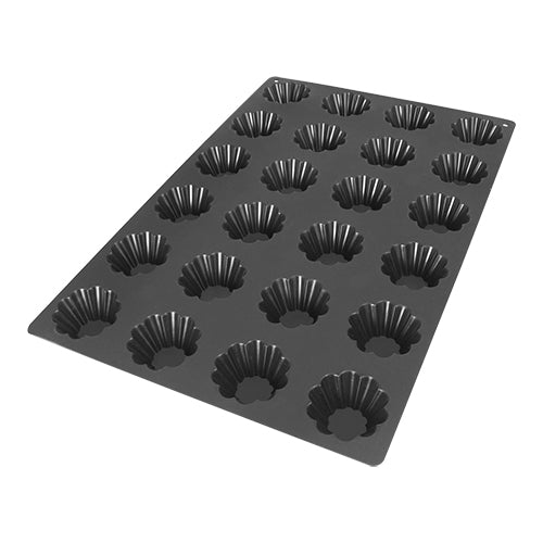 EMGA Bakerflex Briochette SQ001 – geperforeerde siliconen briochettevorm voor krokante bodem