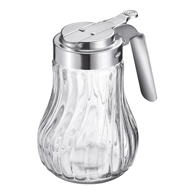 EMGA doseerschenker kunststof/glas 28 cl – doseerfles voor siroop en sauzen