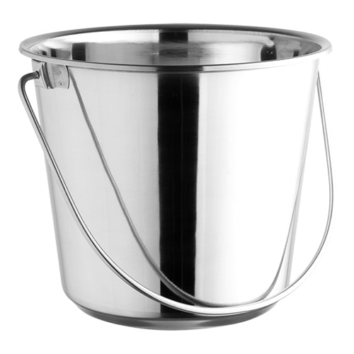 EMGA emmer 7 liter – stevige RVS emmer voor keuken en schoonmaak in de horeca