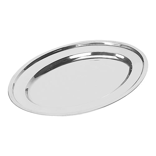 EMGA serveerschaal 20 cm ovaal – kleine ovale RVS schaal voor tafelservice
