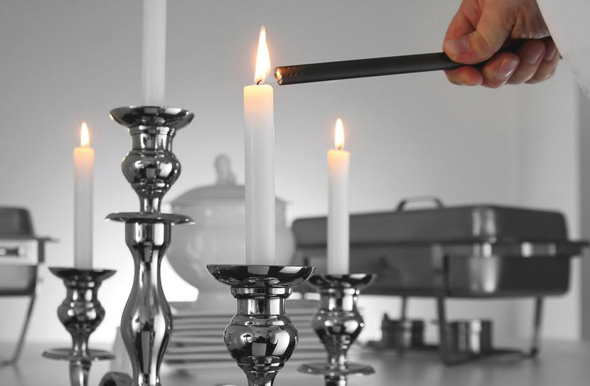 Hendi navulbare gasaansteker 23 cm – aansteker voor branders en chafing dishes