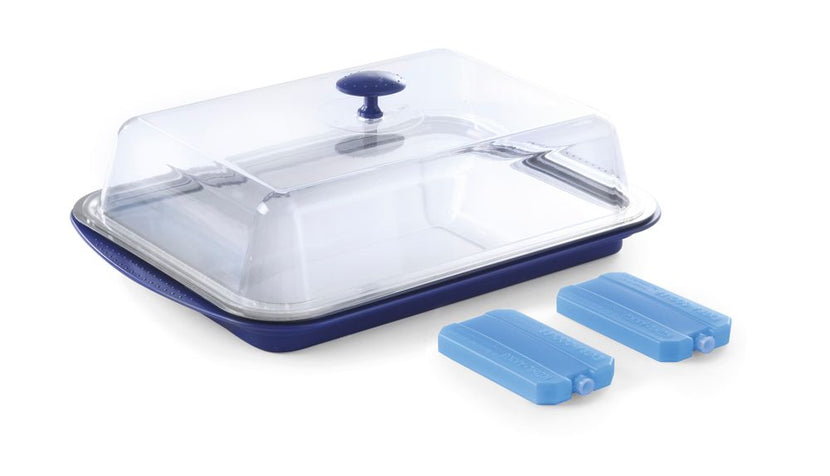 Hendi thermoplateau rechthoekig 5-delig – 430x290x150 mm warmhoudset voor buffet