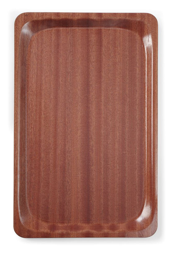 Hendi dienblad mahonie GN 1/1 325x530 mm antislip – houten serveerblad voor buffet en catering