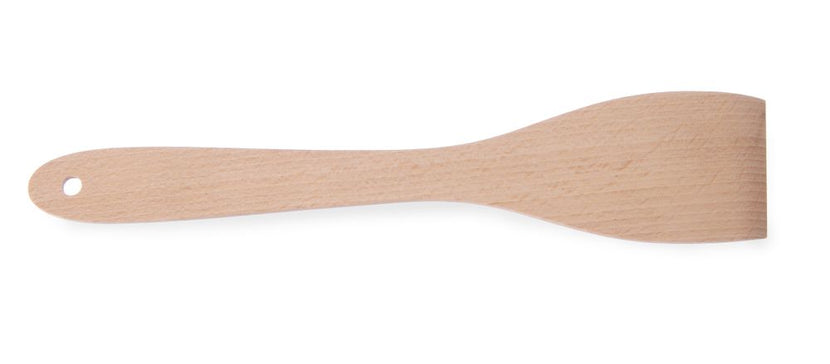 Hendi braadspatel hout 260 mm – houten spatel voor bakken en roerbakken in de keuken