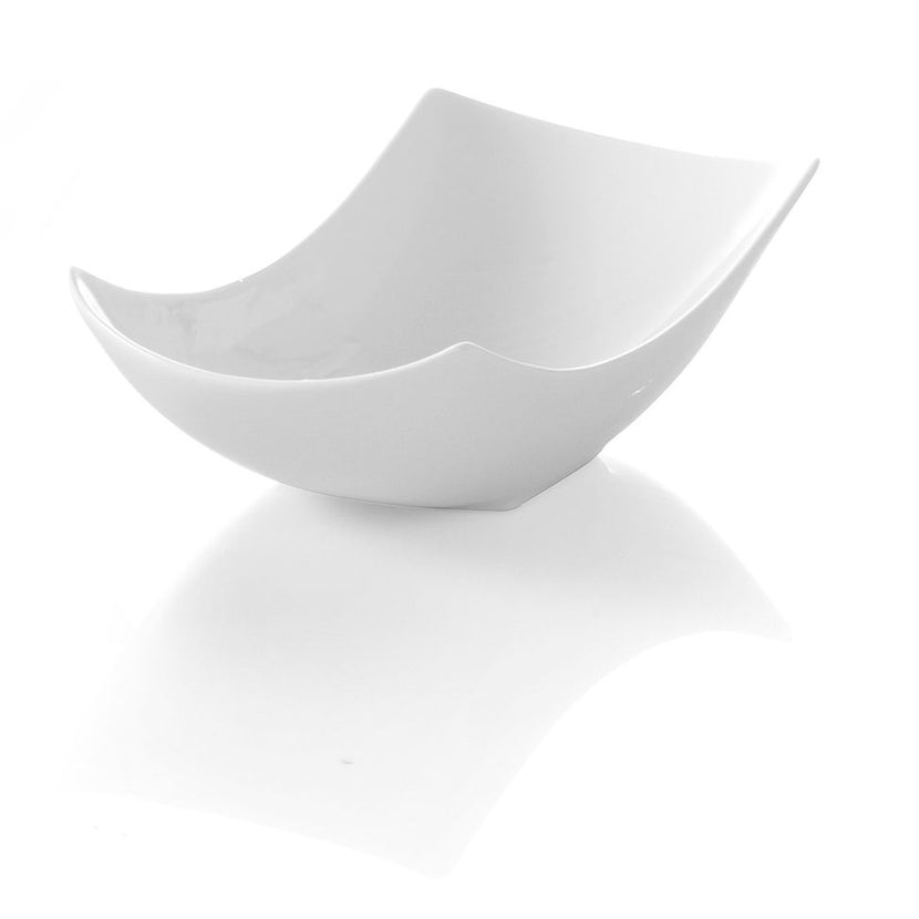 Hendi diepe kom Vanilla 225x111x62 mm – wit porselein voor pasta, salade en warme gerechten