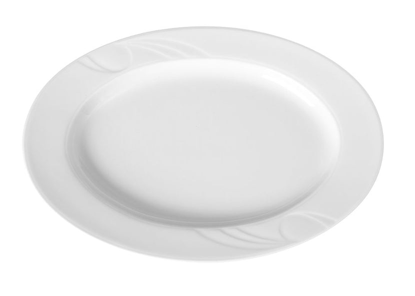 Hendi ovale schaal Karizma 340x235x30 mm – grote serveerschaal voor buffet en catering