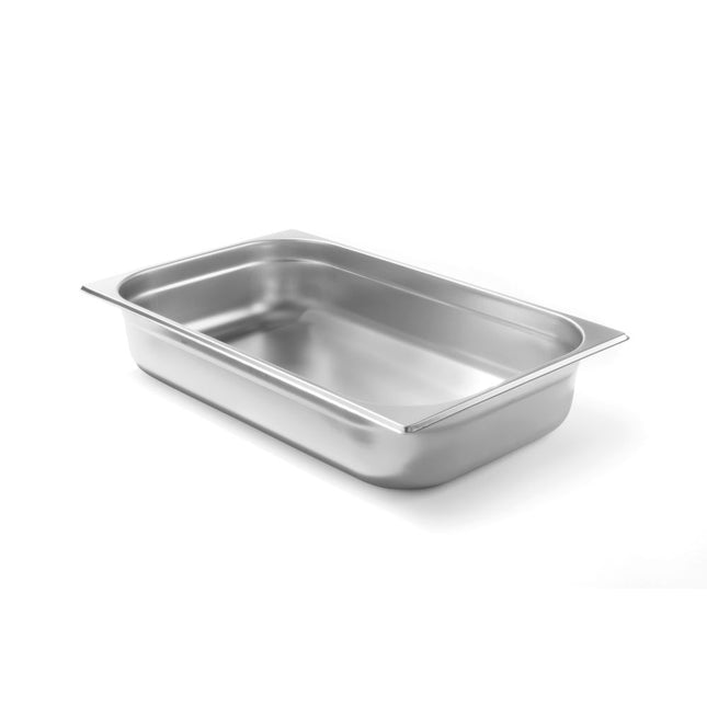Hendi Budget Line gastronormbak 1/1 100 mm – diepe rvs GN-bak voor grootkeuken en catering