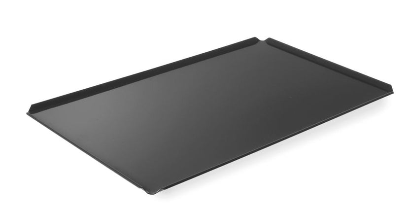 Hendi tray aluminium GN 1/1 10 mm met teflon coating – gladde antikleefbakplaat voor de grootkeuken
