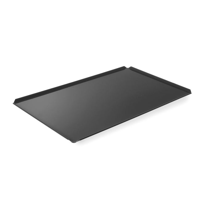 Hendi tray aluminium GN 1/1 10 mm met teflon coating – gladde antikleefbakplaat voor de grootkeuken