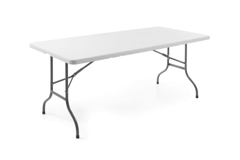Hendi inklapbare buffettafel 1520x700x740 mm – opklapbare tafel voor catering, feesten en buffetten