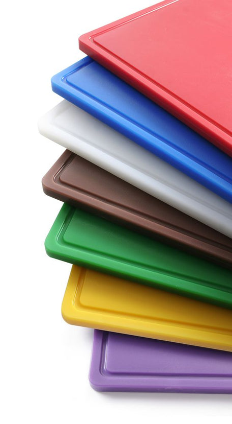 Witte gastronorm snijplank Hendi GN 1/1, 15 mm dik, passend in GN-rails van de horecakeuken