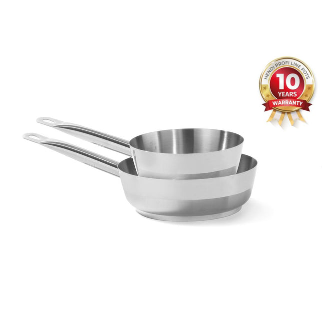 Hendi sauteuse rvs konisch 160x60 mm 0,9 l Profi Line – sauspan voor reduceren in de keuken