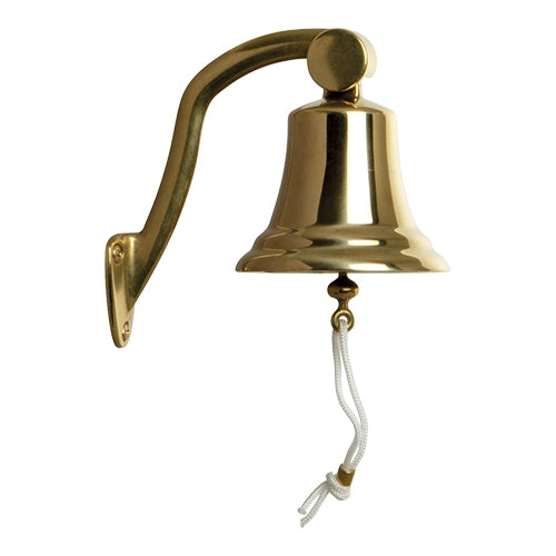 EMGA Scheepsbel messing Ø 10 cm – kleine messing bel voor bar en café
