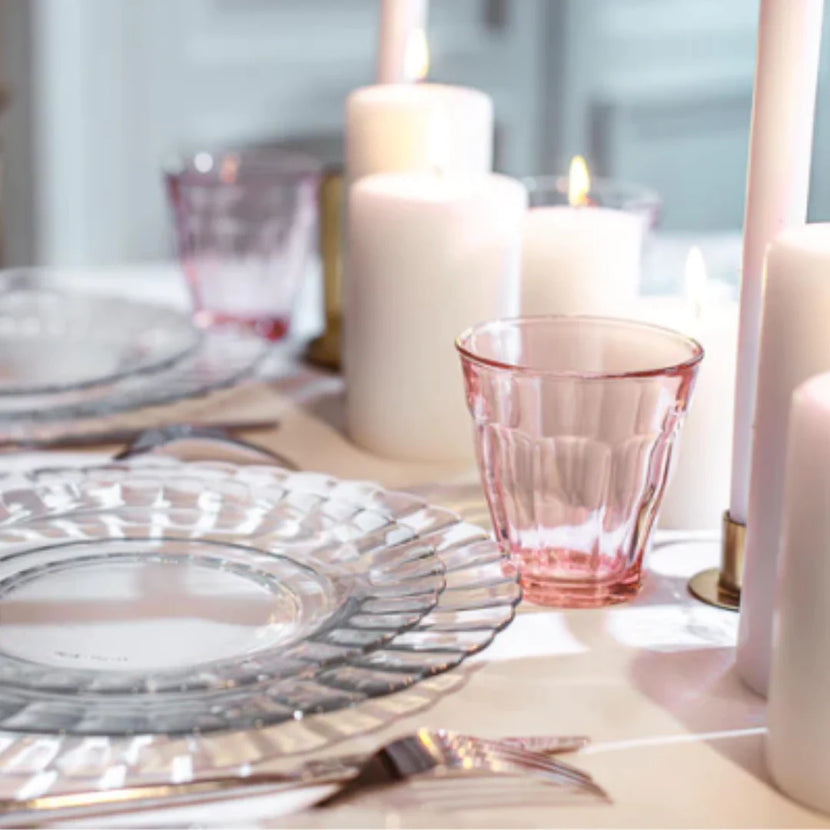 Duralex Picardie Rose tumbler 25 cl – roze gehard waterglas voor restaurants