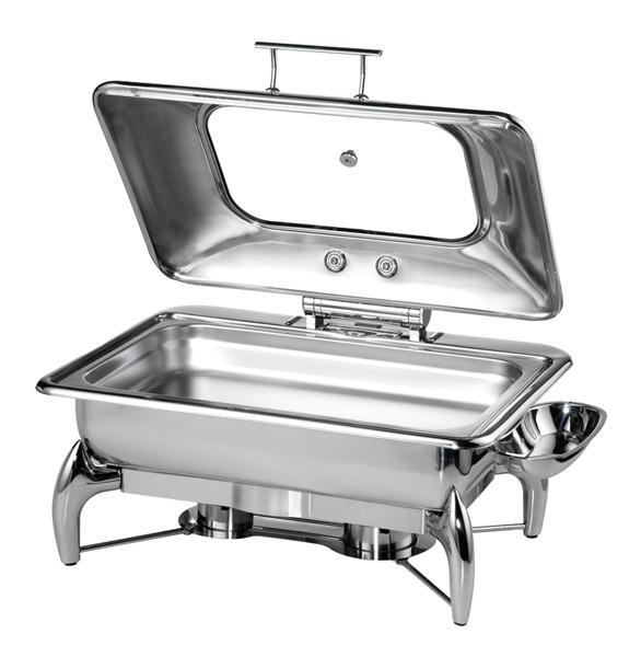 APS chafing dish Globe GN 1/1 58 x 44 cm – warmhoudschaal met koepeldeksel voor buffet