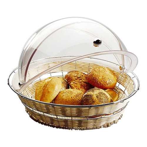 EMGA Rond rolltop deksel 38 cm – schuifdeksel voor chafing dishes op het buffet