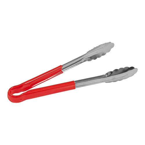 EMGA Serveertang 30 cm rood – rode kleurgecodeerde tang voor vlees in de catering