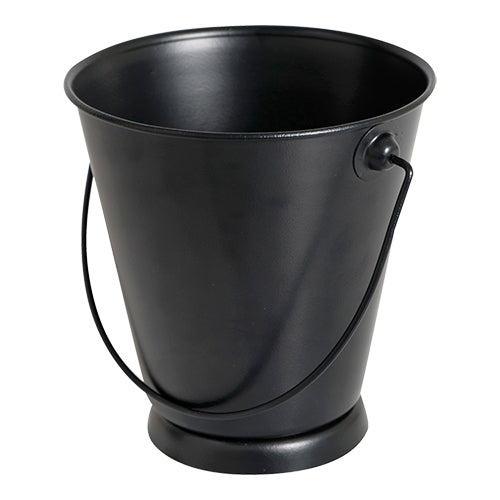 EMGA Mini emmertje zwart Ø 12,5 cm – groot zwart serveeremmertje voor frites